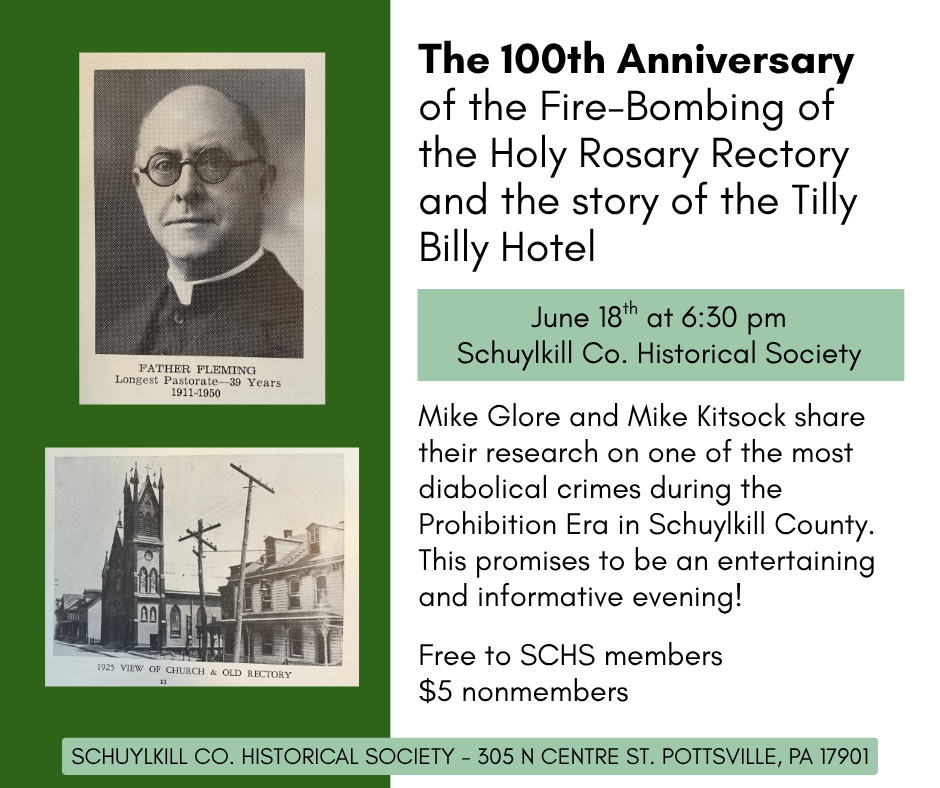 100th Anniversary of the Holy Rosary and Tilly Billy Hotel (ZOOM members)
