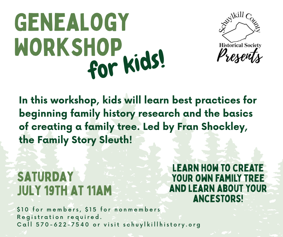 Genealogy Class for Children (members)