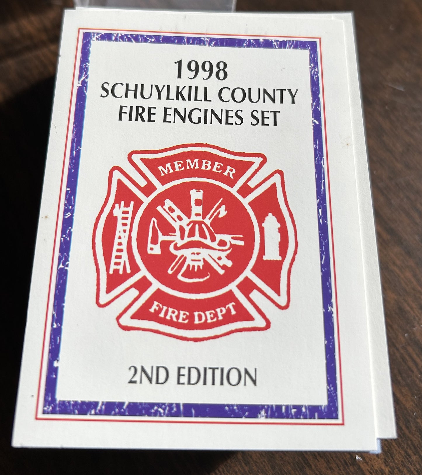 Schuylkill County Fire Engine Card Set - G710