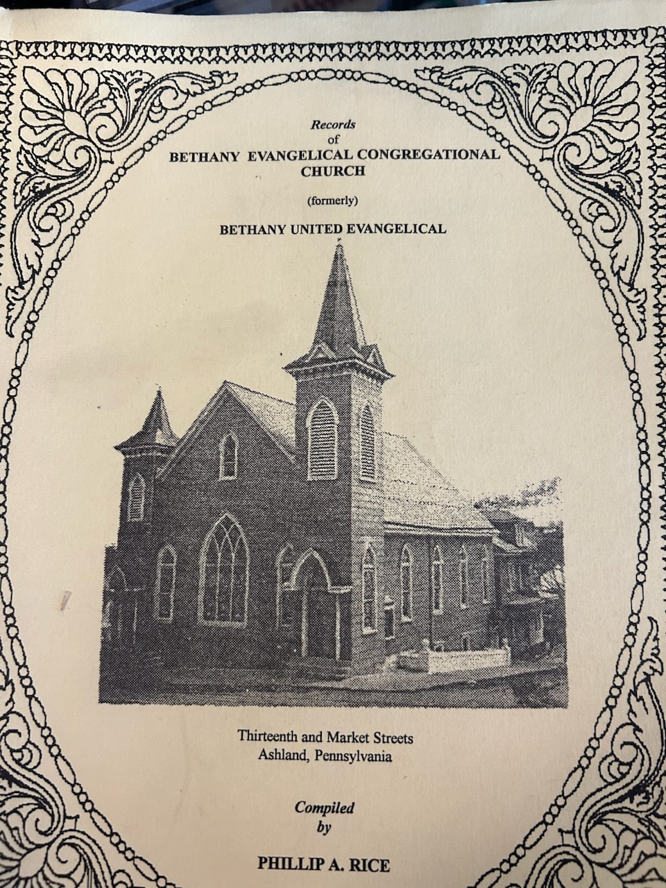 Records of Bethany Evangelical Congregational Church