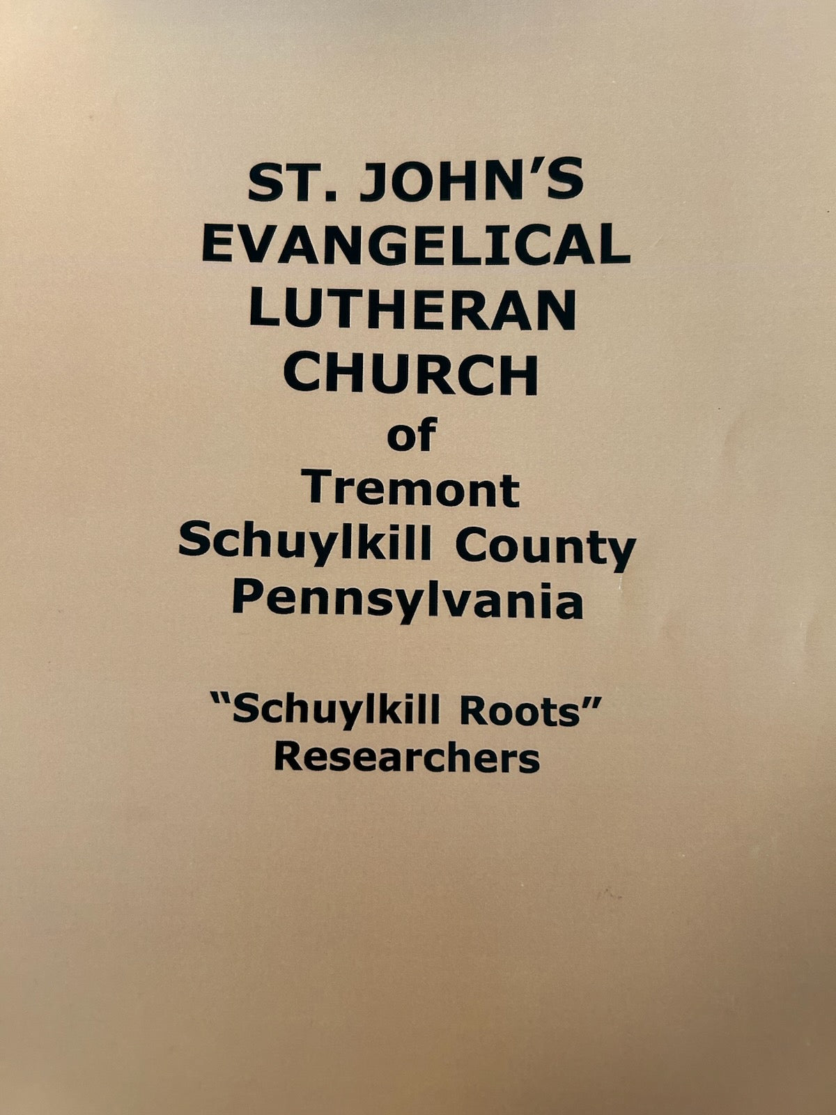St. John's Evangelical Lutheran Church Tremont B402