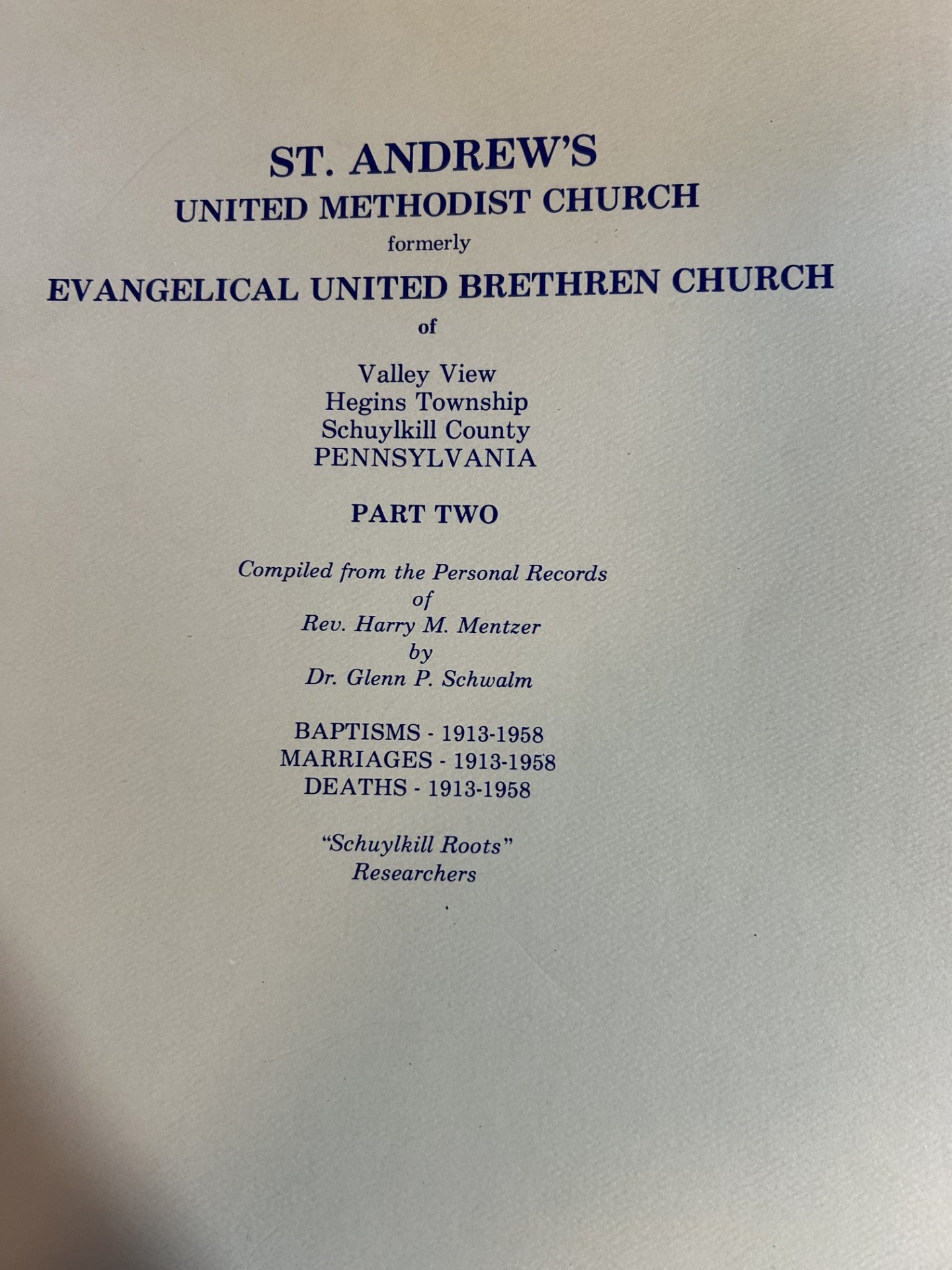 St Andrew's United Methodist Church Part Two B657