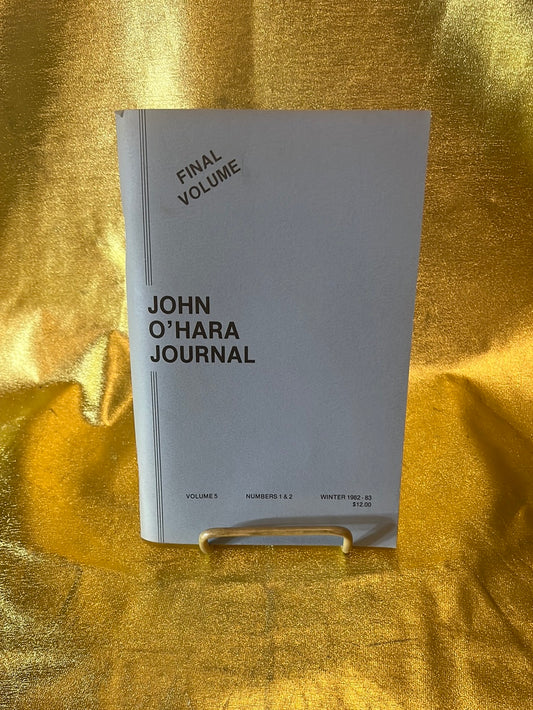 John O'Hara Journal - B809