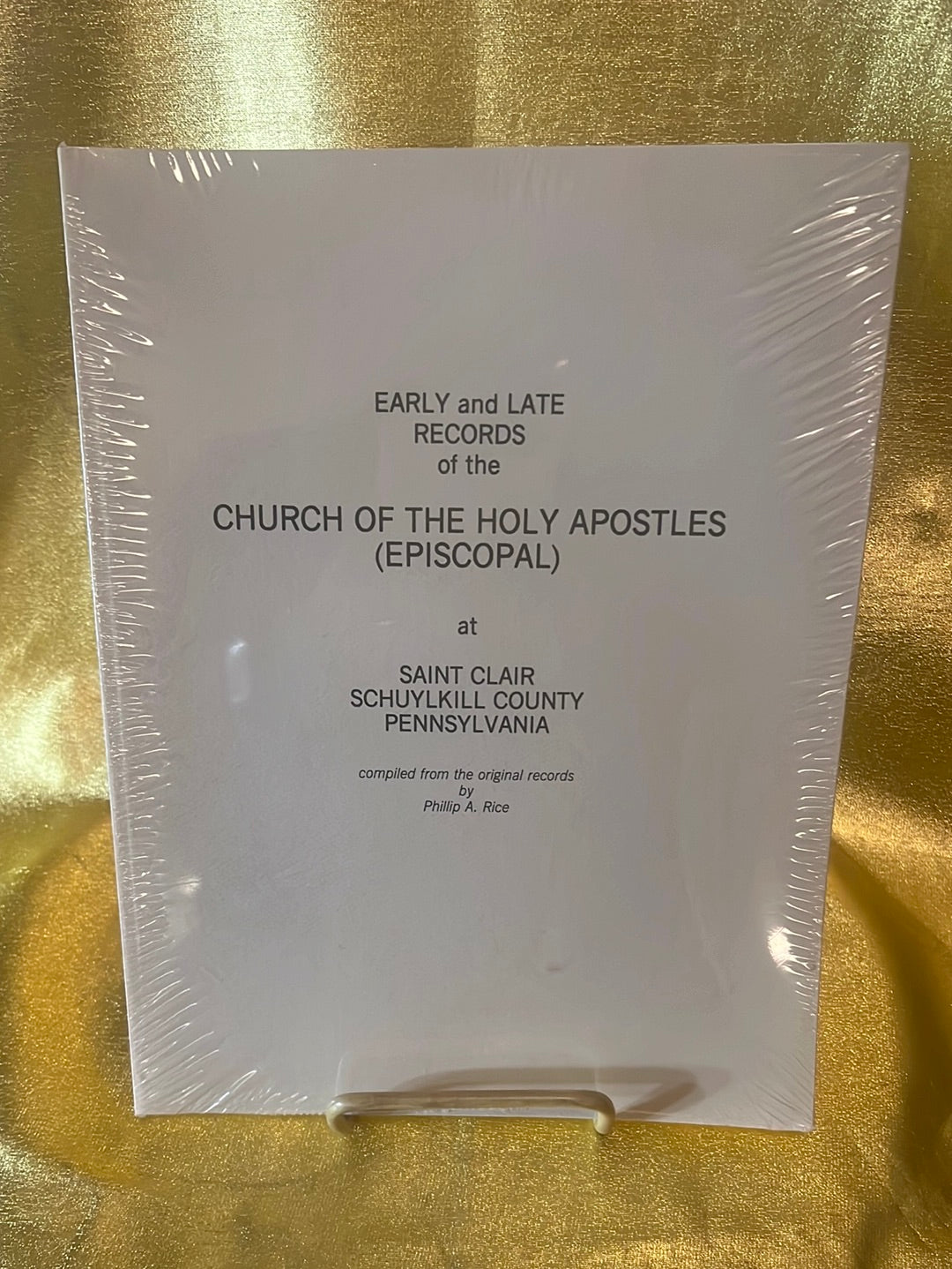 Early and Late Records of the Church of the Holy Apostles (Episcopal) St. Clair - B171