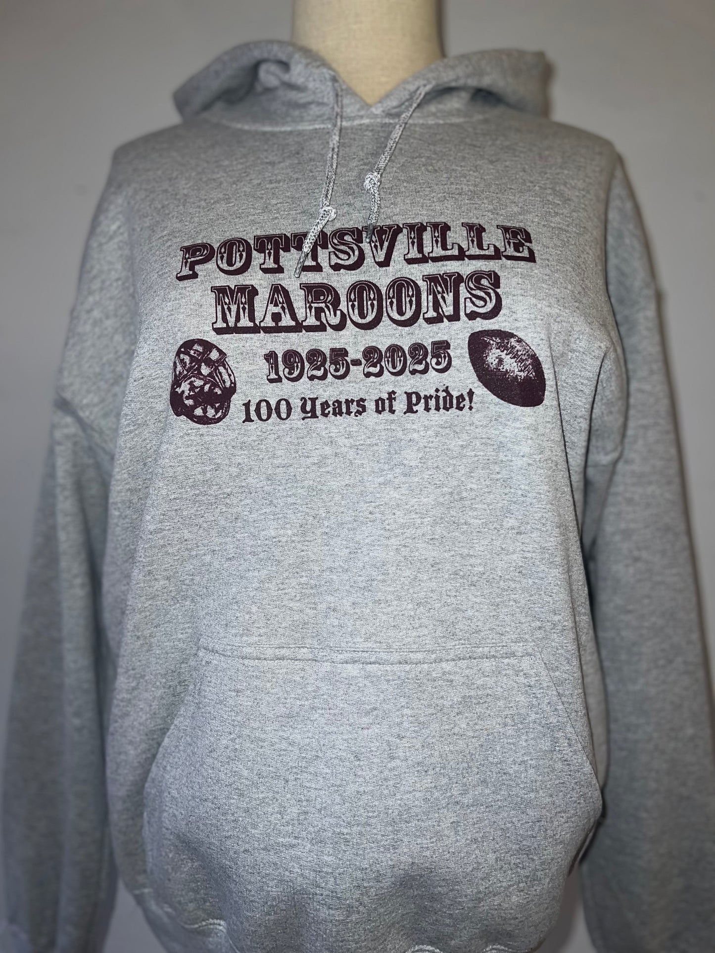 Pottsville Maroon Hoodies - S929 (2XL, 3XL)