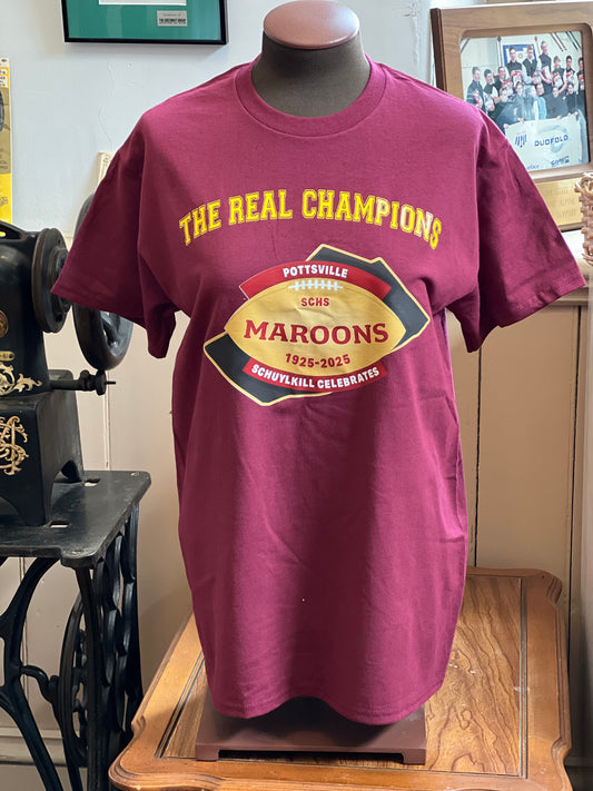 Pottsville Maroon “The real Champions”2xl 3xl S711