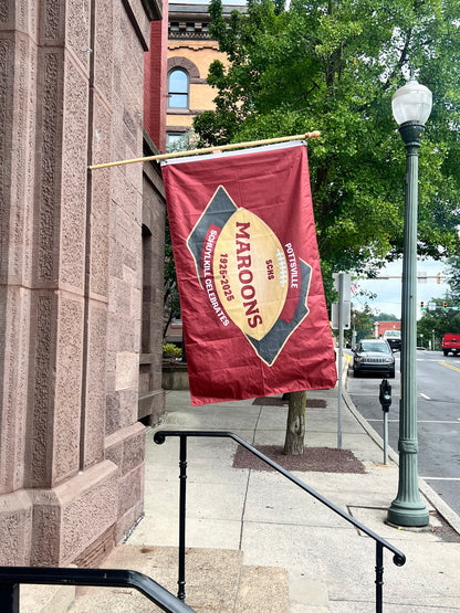 Pottsville Maroons 1925 - 2025 Championship Flag (3'x5')