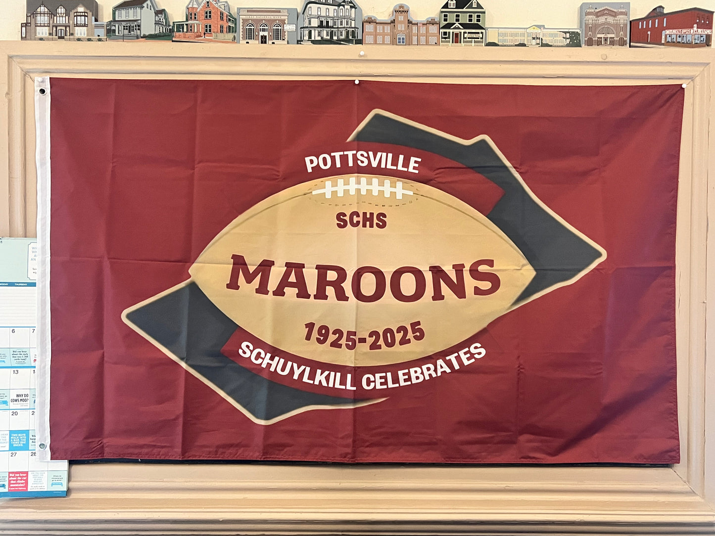 Pottsville Maroons 1925 - 2025 Championship Flag (3'x5')