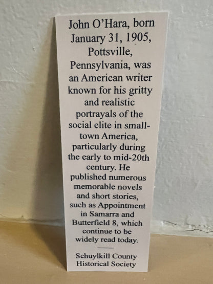 John O'Hara Bookmark - P325