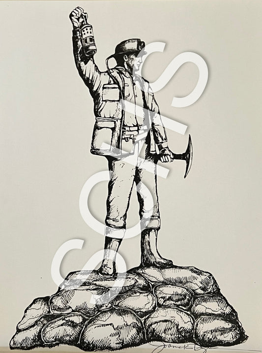 Miners Statue - P020
