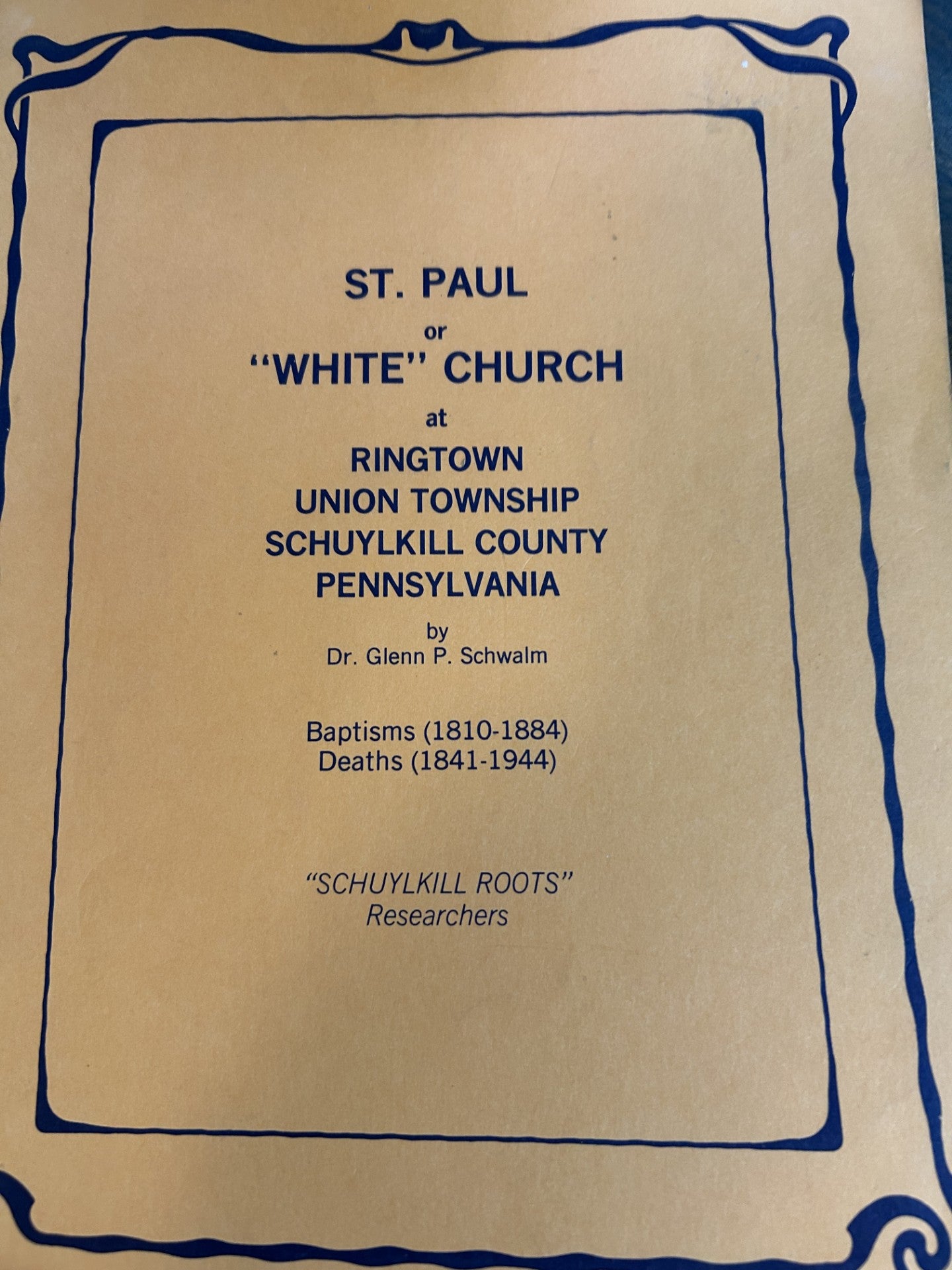 St. Paul or White Church at Ringtown B659
